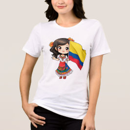 Camiseta chibi Estampado divertido Moda casual Art トライブレンドＴシャツ