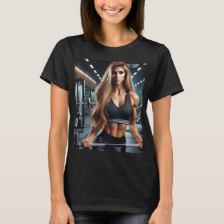 Camiseta Chica Fitness Tシャツ
