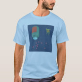 camiseta chill pill azul tシャツ (正面)