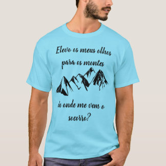 Camiseta com frase evangélica tシャツ
