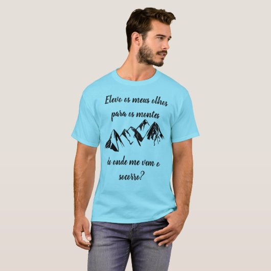 Camiseta com frase evangélica tシャツ (正面フル)