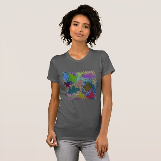 Camiseta con diseño abstracto 1 tシャツ (正面フル)