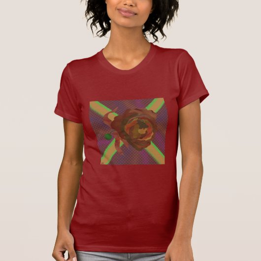 Camiseta con diseño abstracto 3 tシャツ (正面)
