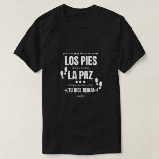 Camiseta con mensaje de luz, negra,bienaventurados tシャツ