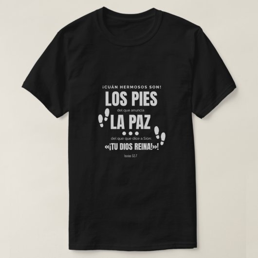 Camiseta con mensaje de luz, negra,bienaventurados tシャツ (デザイン正面)