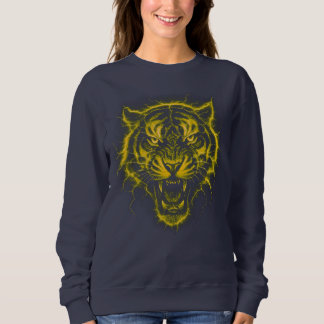 Camiseta con tigre eléctrico スウェットシャツ