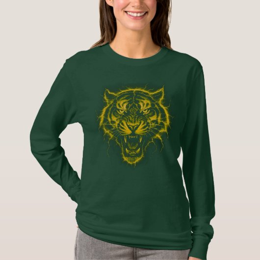 Camiseta con tigre eléctrico tシャツ (正面)