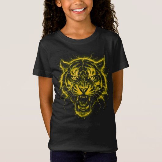 Camiseta con tigre eléctrico tシャツ (正面)