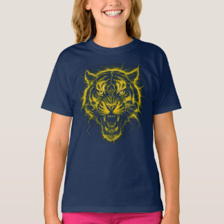 Camiseta con tigre eléctrico tシャツ