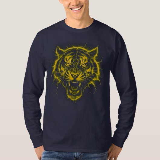 Camiseta con tigre eléctrico tシャツ (正面)