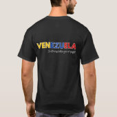 Camiseta Corazón con Bandera y Frases Típicas Tシャツ (裏面)