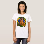 Camiseta CPF Caramelo PIX e Felicidade Feminino Tシャツ (正面フル)