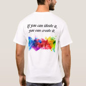 Camiseta creatividad y estilo tシャツ (裏面)