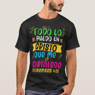 Camiseta cristiana en espanol Versiculo Spanish Ch Tシャツ