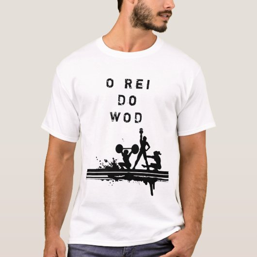 Camiseta crossfit Rei Do Wod Tシャツ (正面)