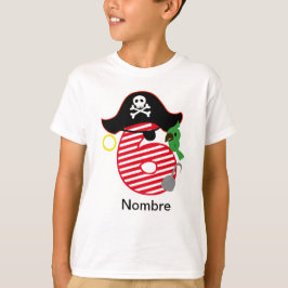 Camiseta Cumpleaños pirata, 6 años Tシャツ