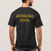 Camiseta da Aviação Civil - MaR 2010 Tシャツ (裏面)