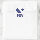 Camiseta da FGV ラウンドシール (バッグ)