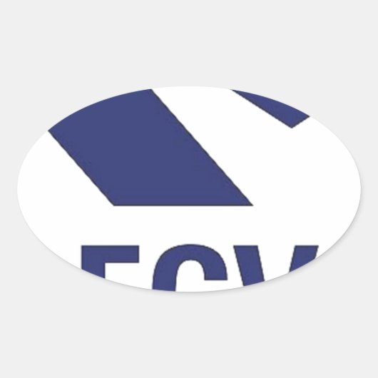 Camiseta da FGV 楕円形シール (正面)