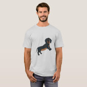 Camiseta Dachshund Tシャツ (正面フル)