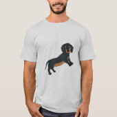 Camiseta Dachshund Tシャツ (正面)