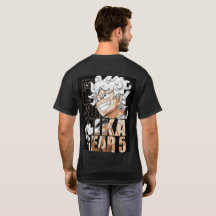 Camiseta de anime en moda diseño de moda