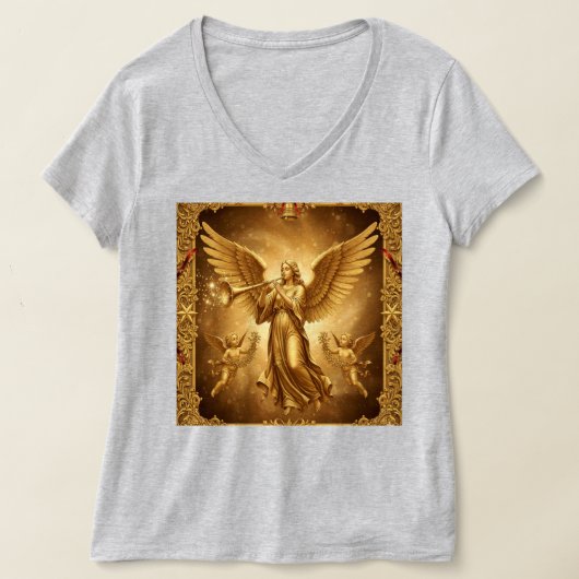 Camiseta de anjo dourada tシャツ (レイダウン)