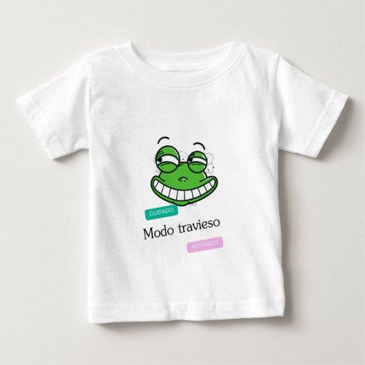 Camiseta de bebé con dibujo ベビーTシャツ (正面)