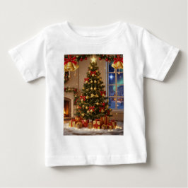 Camiseta de bebe de natal ベビーTシャツ