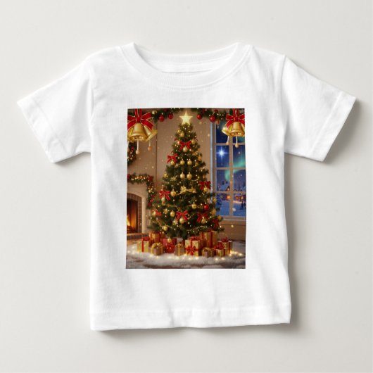 Camiseta de bebe de natal ベビーTシャツ (正面)