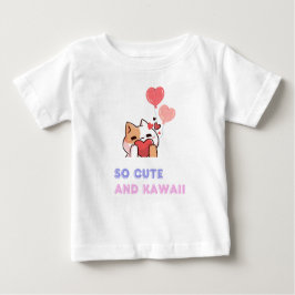 Camiseta de bebé diseño Cute Kawaii ベビーTシャツ