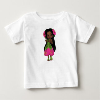 Camiseta de Bebé Niña Afroamericana de Fantasía  ベビーTシャツ