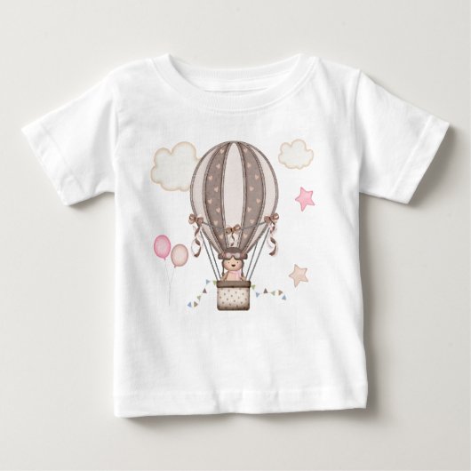 Camiseta de bebê Ursinho Baloeiro ベビーTシャツ (正面)