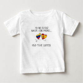 Camiseta De Bebé Venezuela España – “Solo tuve sue ベビーTシャツ