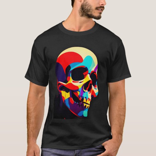 Camiseta de calaver "Espiritu las Calaveras" Tシャツ (正面)