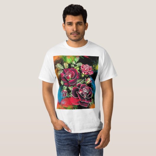  camiseta   de flor tシャツ (正面フル)