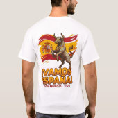 Camiseta de fútbol España¡Vamos España! Mundial 26 Tシャツ (裏面)