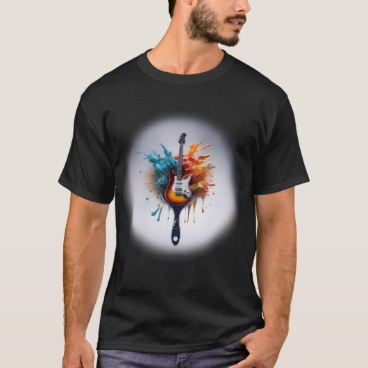 Camiseta de guitarra tシャツ (正面)