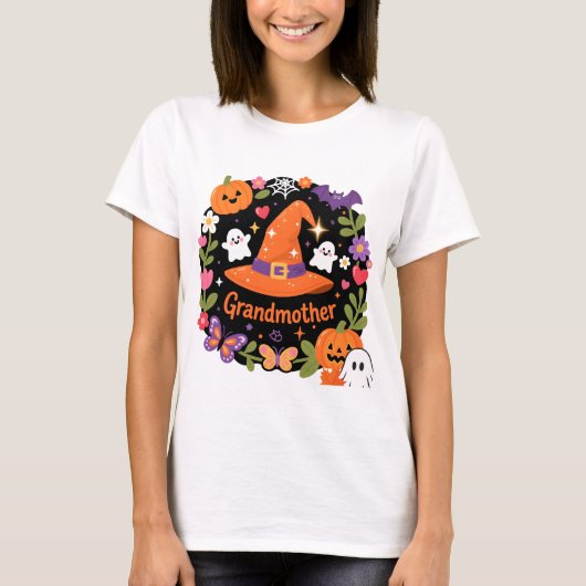Camiseta de Halloween para Abuela Tシャツ (正面)