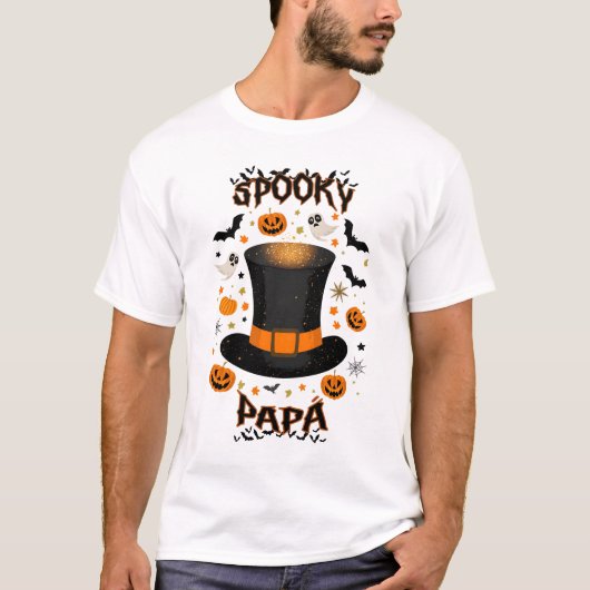 Camiseta de Hombre Spooky Papá Tシャツ (正面)