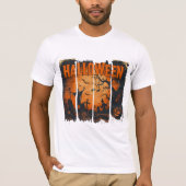 Camiseta de Monstruos Clásicos de Halloween Tシャツ (正面)