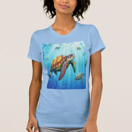 Camiseta de tortugas en el mar  tシャツ