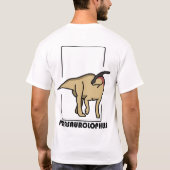 Camiseta diseño dinosaurio Parasaurolophus Tシャツ (裏面)