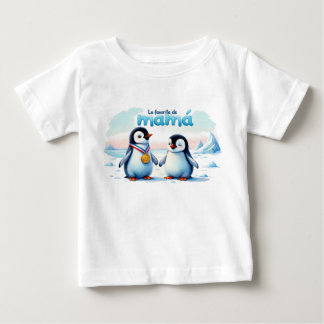 Camiseta divertida de pingüinos para niña ベビーTシャツ