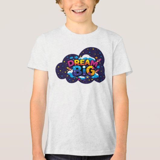 Camiseta Dream Big トライブレンドTシャツ (正面)