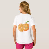 Camiseta Dulce Tropical: naranja Tシャツ (裏面フル)