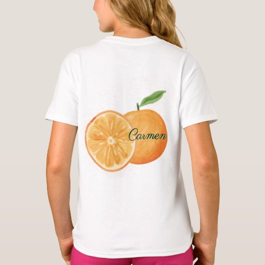 Camiseta Dulce Tropical: naranja Tシャツ (裏面)