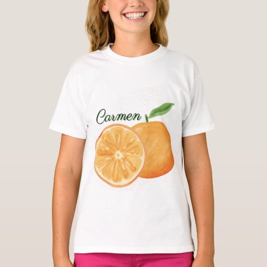 Camiseta Dulce Tropical: naranja Tシャツ (正面)