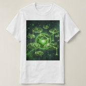 Camiseta ecossistema flutuante tシャツ (デザイン正面)
