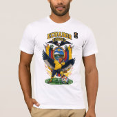 Camiseta Ecuador 2026 Cóndor Fútbol Patriótico Tシャツ (正面)